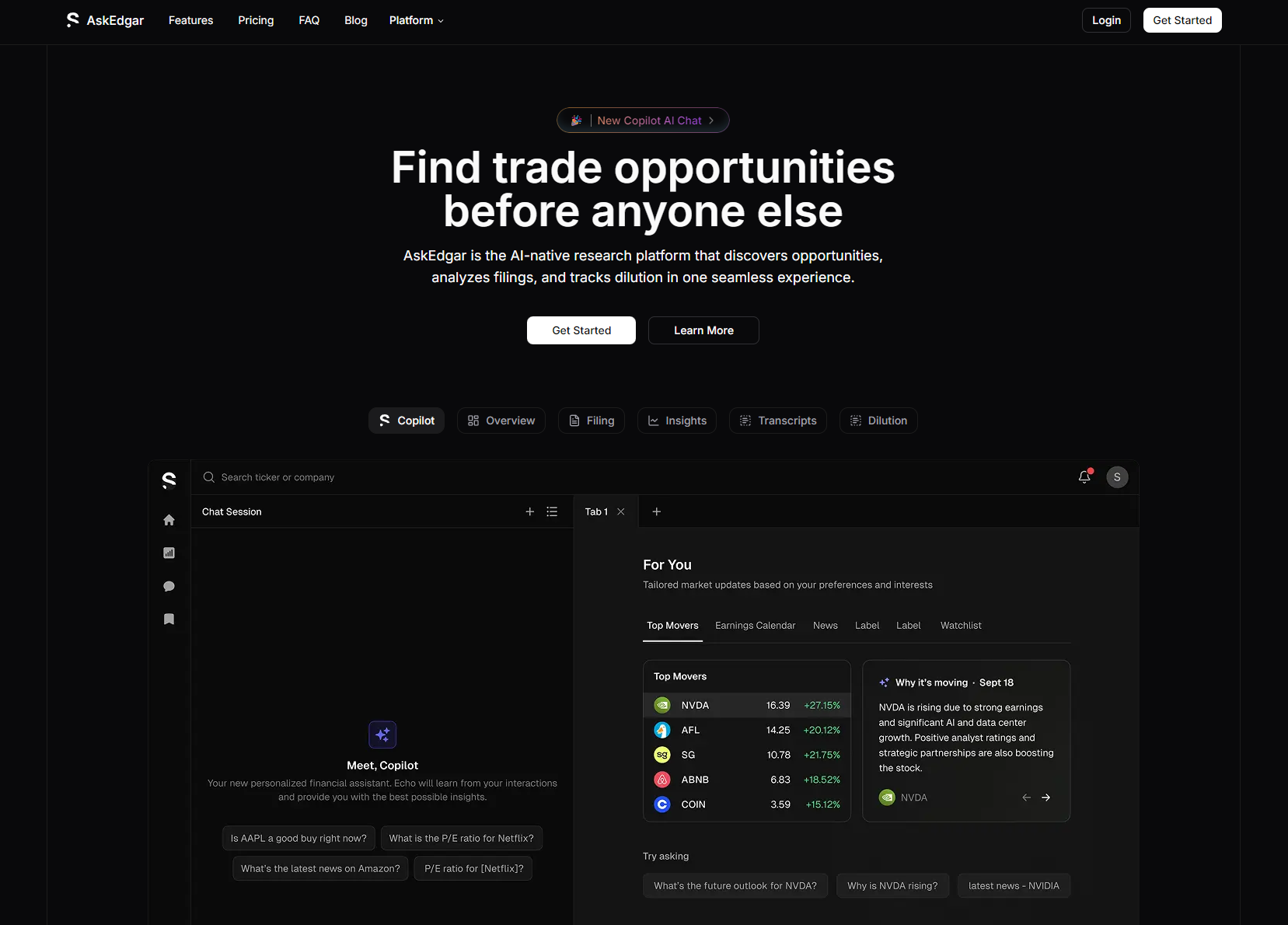 AskEdgar preview